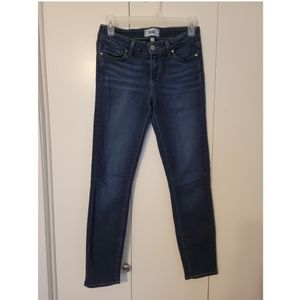 Paige Verdugo Ankle dark-rinse skinny jeans